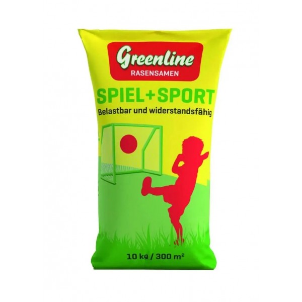 Семена травы для газонов Игровая + Спорт ТМ Greenline, Германия, 10 кг Семена травы для газонов Игровая + Спорт ТМ Greenline, Германия, 10 кг